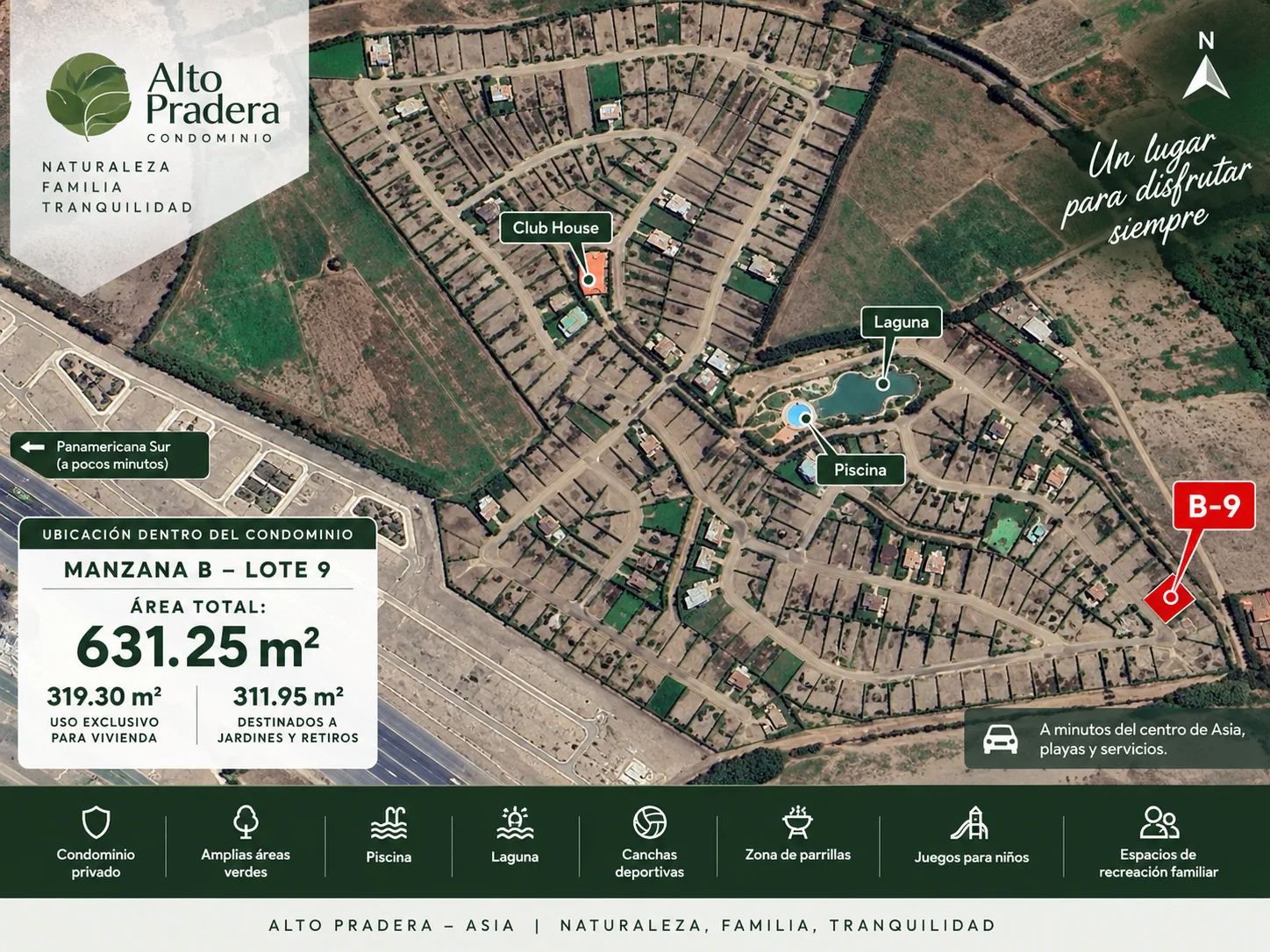 Terreno 631.25 m² en Alto Pradera – Asia — Foto 2